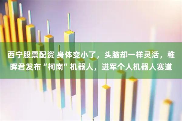 西宁股票配资 身体变小了，头脑却一样灵活，稚晖君发布“柯南”机器人，进军个人机器人赛道